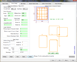 Column Design screenshot