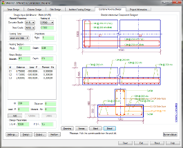 Combined Footing Design screenshot